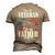 Im A Veteran Like My Father Before Me For Proud Dad Son Men's 3D T-Shirt Back Print Khaki