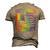 Veterans For Equality For Military Supporting Lgbtq Graphics Men's 3D T-Shirt Back Print Khaki