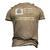 Vintage Usa American Flag Proud To Be An Army Aunt Military Men's 3D T-Shirt Back Print Khaki
