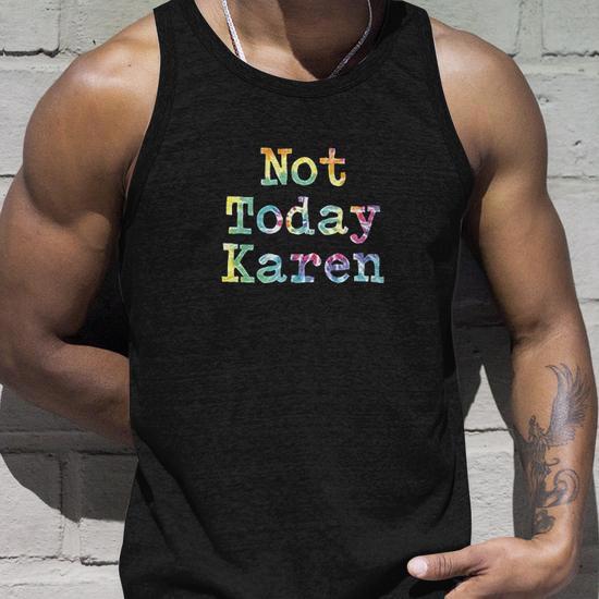T-shirt Humour 'Not Today Karen' - Coton, Manches Courtes - Drôle Et Décalé