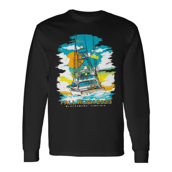 Vintage Life Is Better On A Boat Sailing Fishing Men's T-shirt