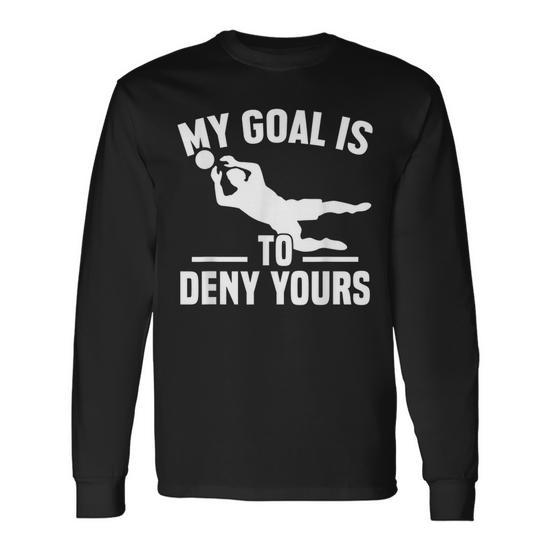 Boy's My Goal Is to Deny Yours Soccer Goalie Graphic T-Shirt