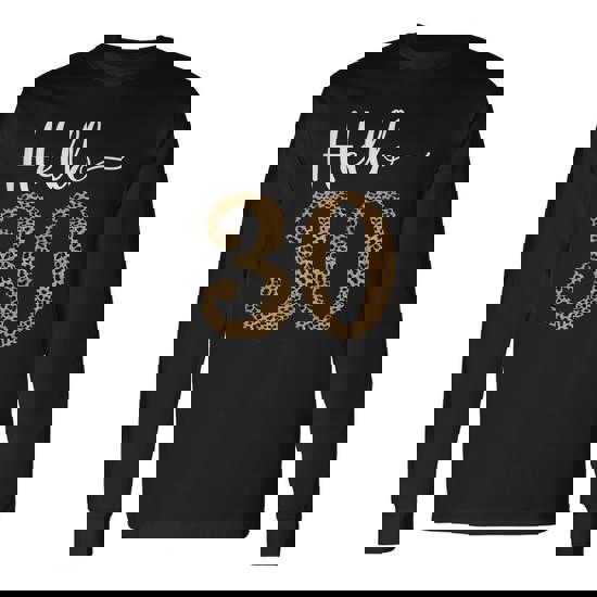 Hello 30 Years Leopard Print 30th Birthday Party Woman Gift Tank Top Hello 30 Years Leopard Print 30th Birthday Party Woman Gift Tank Top