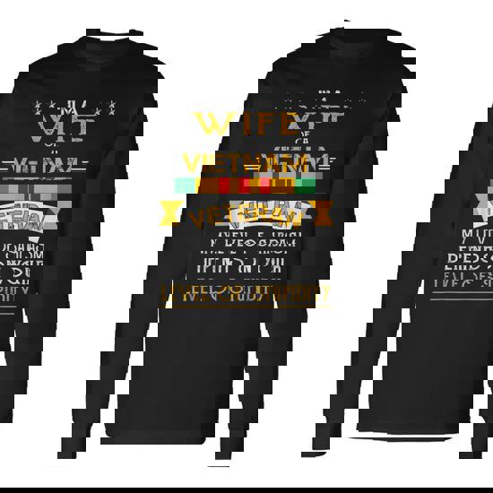 Womens Vietnam Veteran Wife Gift Tshirt Womens Vietnam Veteran Wife Gift Tshirt