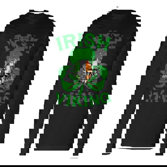 Irish Viking Axe Shamrock Norse Mythology St. Patrick's Day T-Shirt Irish Viking Axe Shamrock Norse Mythology St. Patrick's Day T-Shirt