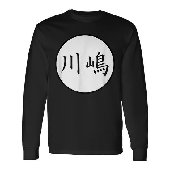KANJI LABEL TYPEFACE CREW SWEAT BLACK M Kawashima Japanese