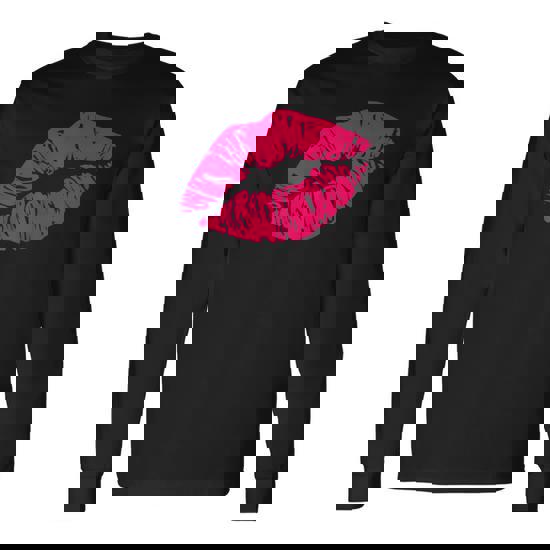 Valentines Day Emojis Hot Sexy Pink Kiss Lips Lipstick 80s T-Shirt Valentines Day Emojis Hot Sexy Pink Kiss Lips Lipstick 80s T-Shirt