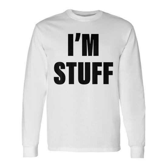 Im Stuff Couple I Was Doing Stuff Long Sleeve T-Shirt - Thegiftio