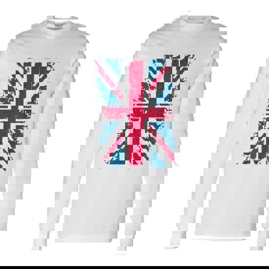 Union Jack Flag T-Shirt For Men - British UK Graphic Tee In Multiple Colors & Sizes