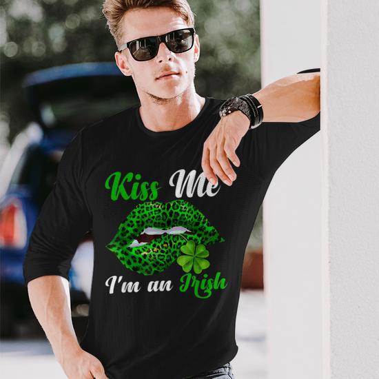 lepni.me Maglietta da Uomo Tutti irlandesi Il Giorno di San Patrizio, Stile Leprechaun (S Bianco Multicolore