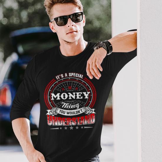 Money Crest Money Money Clothing Money Money For The Money Long Sleeve T Shirt Seseable UK