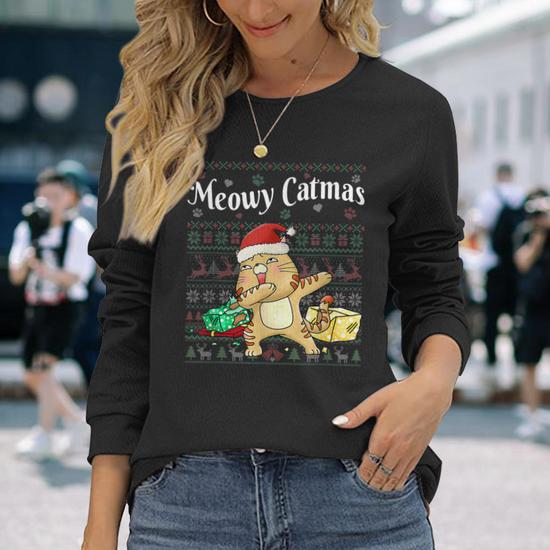 Meowy catmas sweater best sale