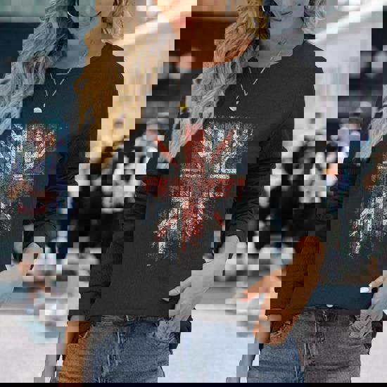 Union Jack British Flag T-Shirt UK England Mens Cotton Short Sleeve Tee Top | UK