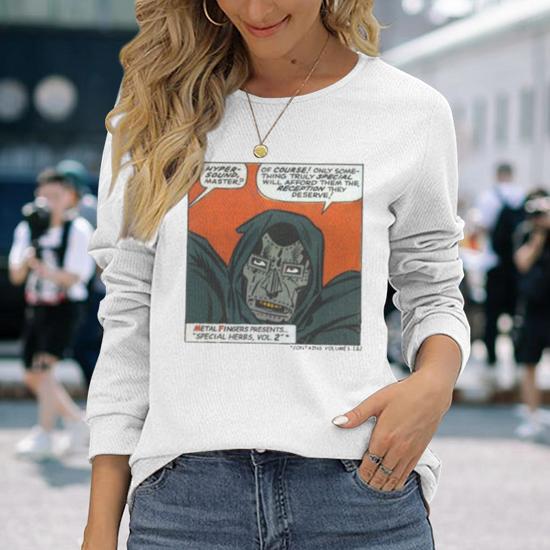Mf Doom Metal Fingerz Quasimoto Long Sleeve T-Shirt | Mazezy