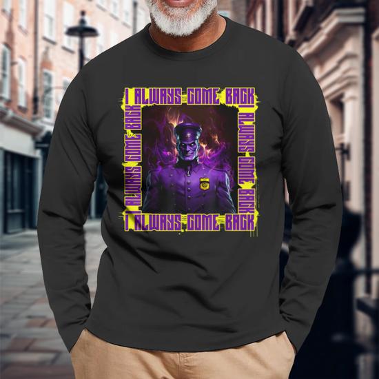 Purple guy t store shirt