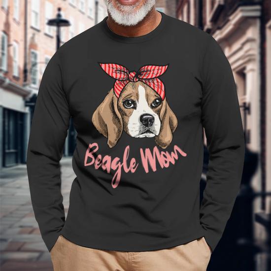 Beagle Dog Mom Beagles Dog Lover 93 Beagles Long Sleeve T-Shirt 