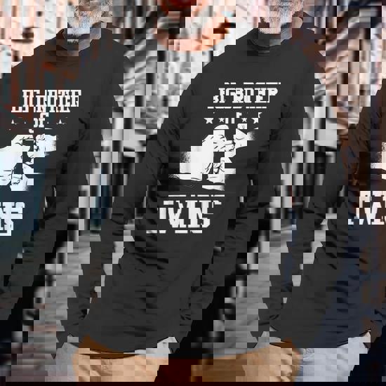 Big Brother Of Twins T-Shirt Older Brother Gift Announcement Big Brother Of Twins T-Shirt Older Brother Gift Announcement