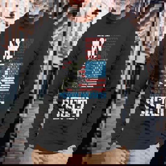 My Brother My Soldier Hero Proud Army Brother Shirt Men Gift