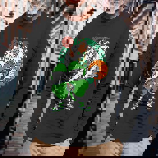 Dabbing Shamrock Basketball St Patricks Day Boston-Celtic T-Shirt Dabbing Shamrock Basketball St Patricks Day Boston-Celtic T-Shirt