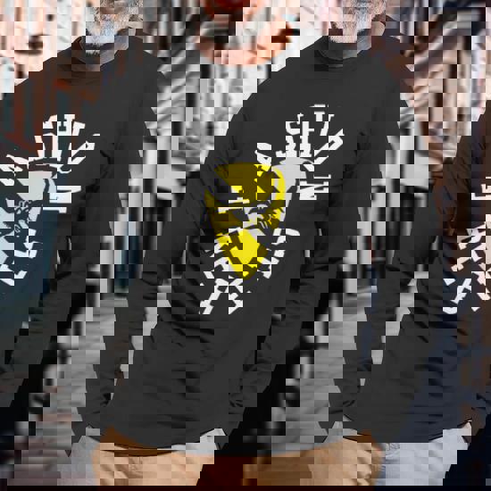 【SATIIIZ】Rebel printing long sleeve T-shirt Fashion Rebels Long Sleeve T-Shirt | Mazezy