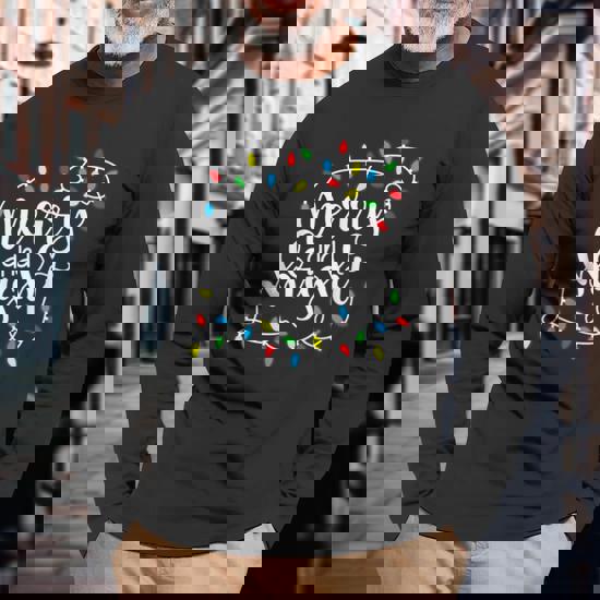 Funny Merry And Bright Christmas Lights Gift T-Shirt