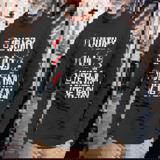 Mens Funny Veteran Shirt Grumpy Old Vietnam Veteran T-Shirt Gift Mens Funny Veteran Shirt Grumpy Old Vietnam Veteran T-Shirt Gift