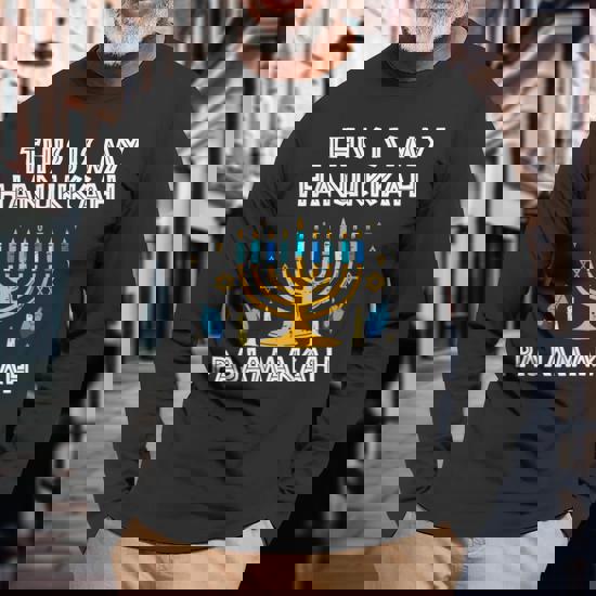 Hanukkah Gift For Womens Mens This Is My Hanukkah Pajamakah T-Shirt Hanukkah Gift For Womens Mens This Is My Hanukkah Pajamakah T-Shirt