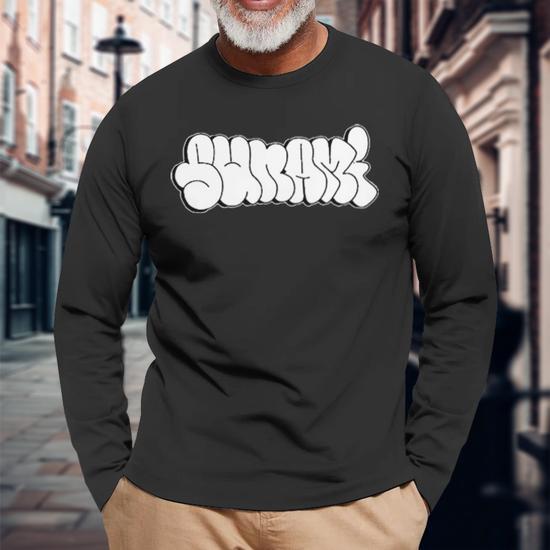 Sunami Real Bay Shit Long Sleeve T-Shirt T-Shirt | Mazezy