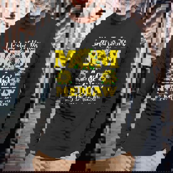 Womens I Have Two Titles Mom And Memaw Gift Shirt Sunflower Mom Womens I Have Two Titles Mom And Memaw Gift Shirt Sunflower Mom