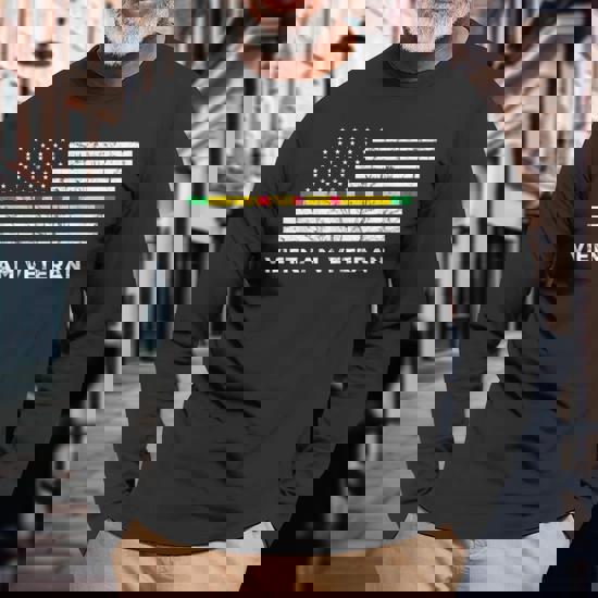 Vietnam Veteran Thin Line American Flag Pride T-Shirt Vietnam Veteran Thin Line American Flag Pride T-Shirt