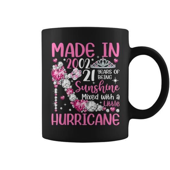 21 Year Old Gift Made In 2002 21St Birthday Queen Girl Women Coffee Mug |  Mazezy