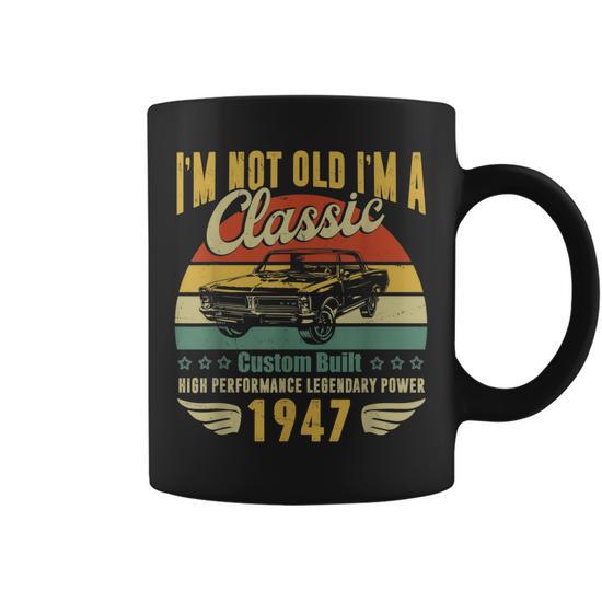 75Th Birthday Decorations Vintage Gifts For 75 Year Old Man Coffee Mug |  Mazezy