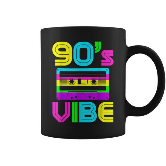 90S Vibe Vintage 1990S Music 90S Costume Party Sixties Coffee Mug - Seseable