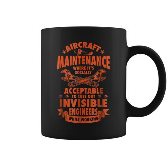 Aircraft Mechanic Funny Gift Aviation Airplane Coffee Mug | Mazezy DE