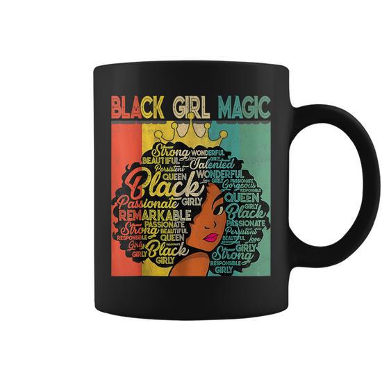 Black Girl Magic Melanin Queen African Black History Month Coffee Mug -  Seseable