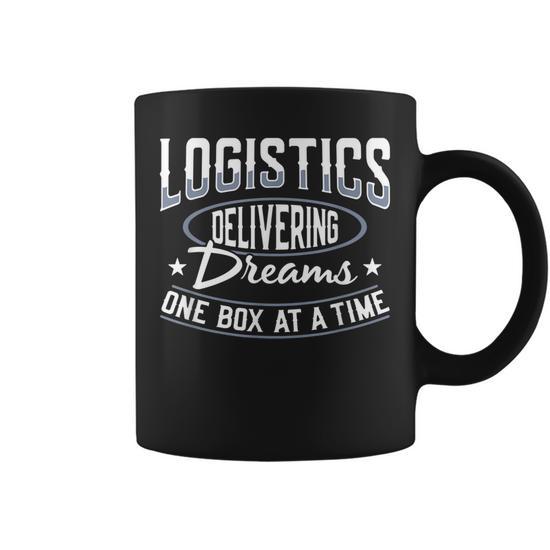 Logistics Manager Delivering Logistician Logistics Officer Coffee Mug