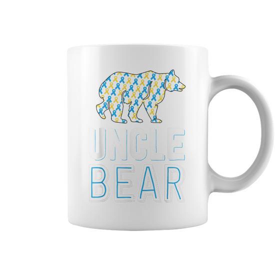 Down Syndrome for Uncle Bear T21 Family Awareness Coffee Mug