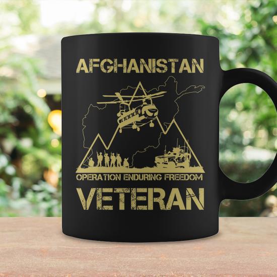 Afghanistan Veteran Graphic Coffee Mug | Seseable UK