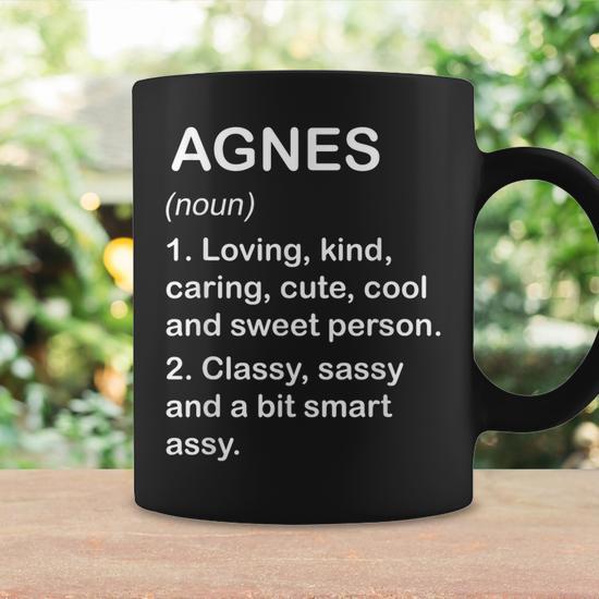 Agnes Definition Personalized Custom Name Loving Kind Coffee Mug | Seseable  UK