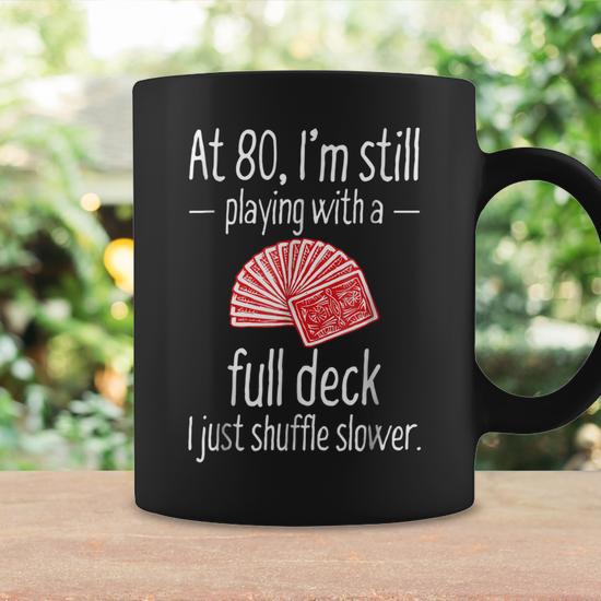 Funny 80Th Birthday Gift 80 Year Old Cards Coffee Mug | Mazezy