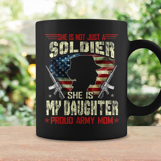 Army mom coffee shops mug