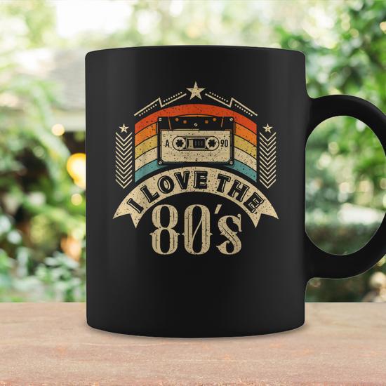 Vintage 80S Outfit Women Men Costume Party I Love The 80S Coffee Mug -  Thegiftio