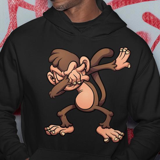 Dabbing Monkey V2 Hoodie Monsterry