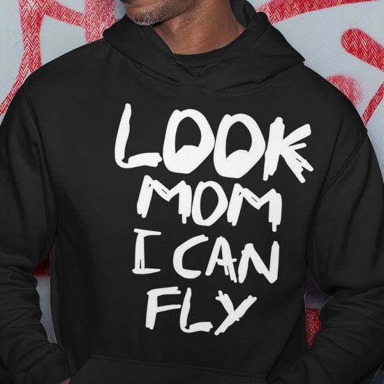 Look Mom I Can Fly V2 Hoodie - Monsterry