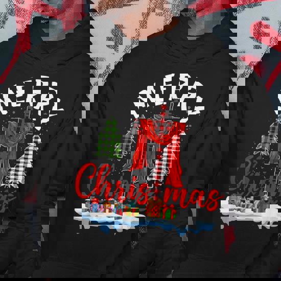 Merry Christmas Buffalo Plaid Red Truck Christian Cross Xmas T-Shirt Merry Christmas Buffalo Plaid Red Truck Christian Cross Xmas T-Shirt