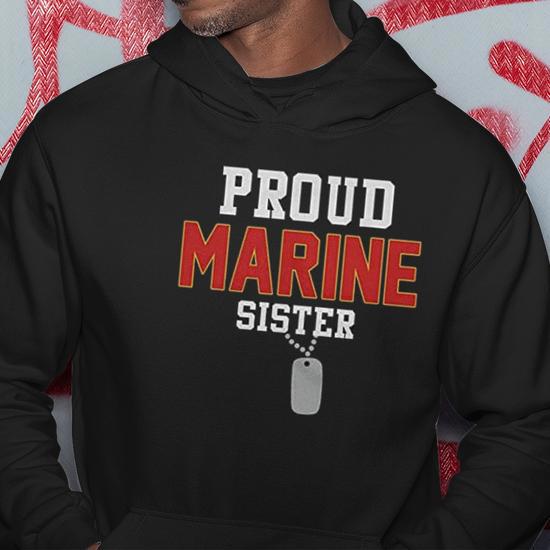 Marine sister sweatshirt sale