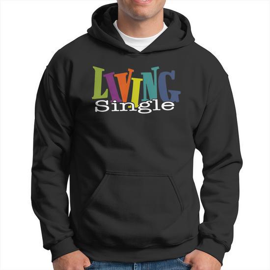 Official Living Single Men Hoodie Thegiftio UK