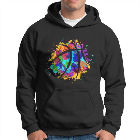 Vintage Basketball Graphic Design Cool Basketball Graphic Hoodie Seseable UK