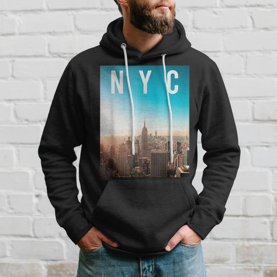 New York City Nyc Aesthetic Design Classic Hoodie Mazezy UK