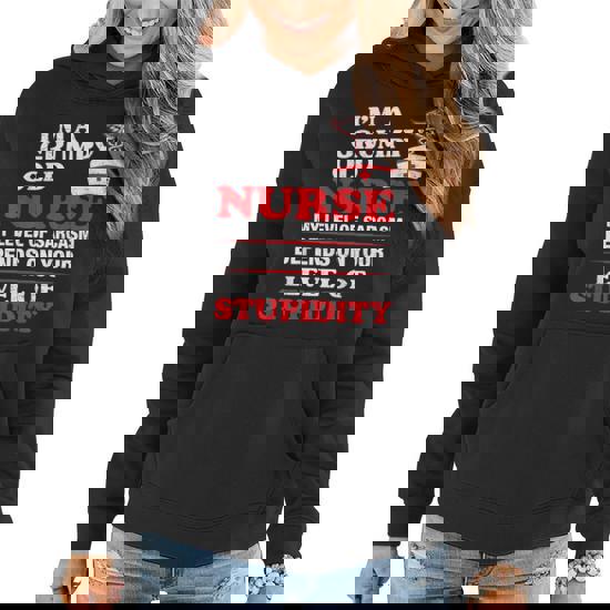 I'm A Nurse My Level Of Sarcasm Depends Funny Nurse T Shirt I'm A Nurse My Level Of Sarcasm Depends Funny Nurse T Shirt